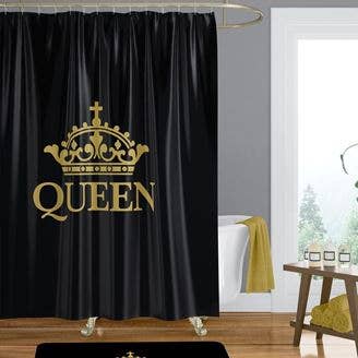 Black Queen Shower Curtain - African American Expressions