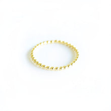 Rose Gypsy - Gold Beaded Ring