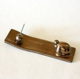 Monk on a Slab Incense Burner