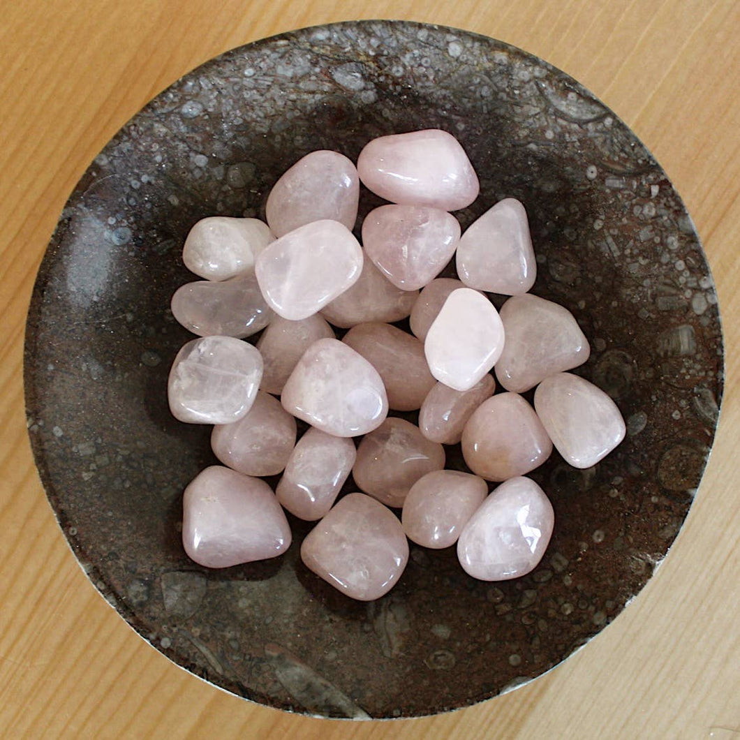 Tumbled Rose Quartz (Crystals & Stones) - Pebble House