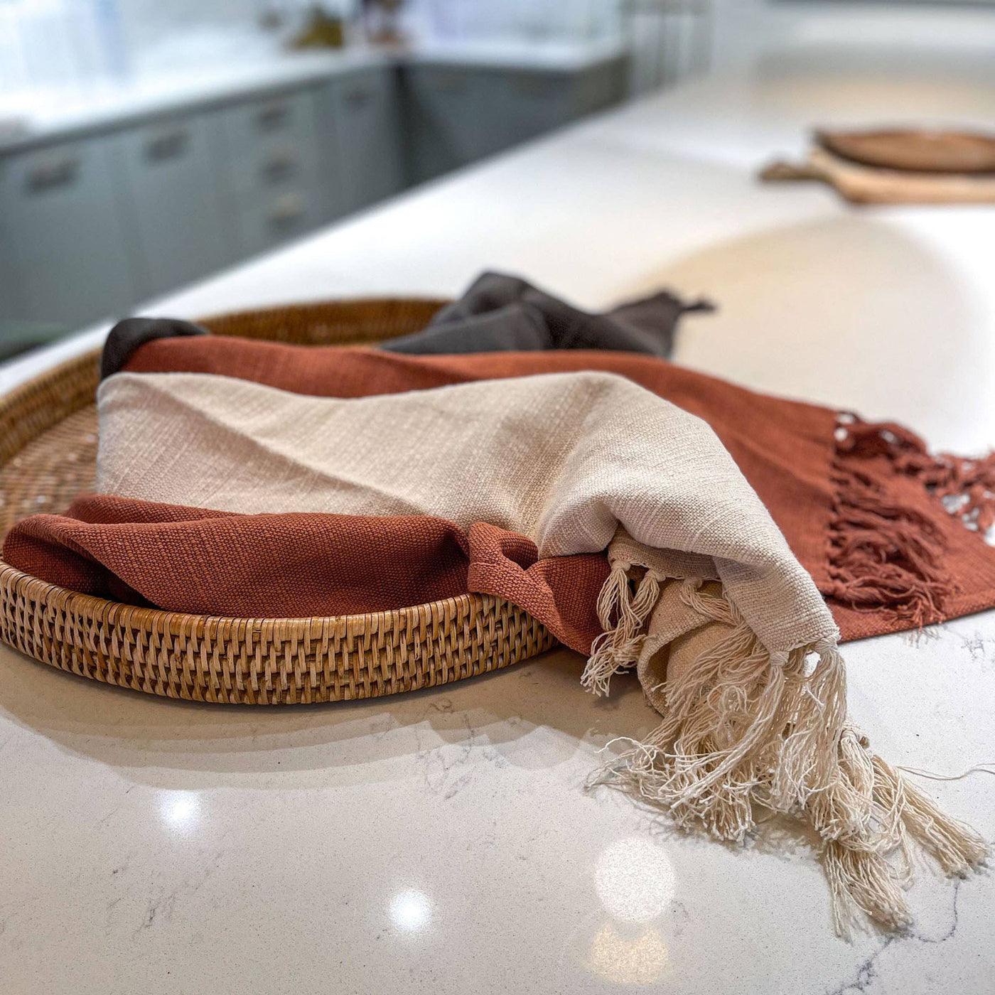 S/3 Leonardo Tea Towels Multi