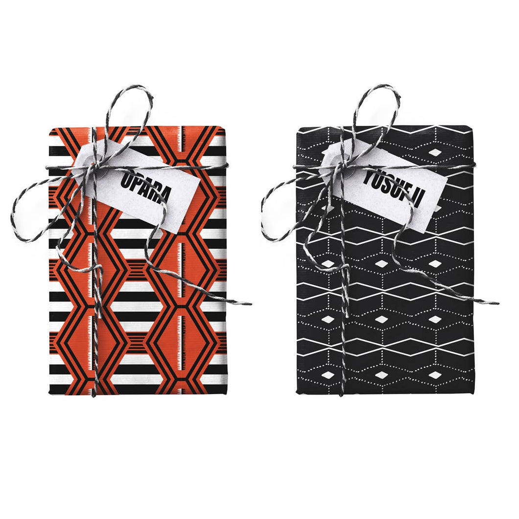 FOLKUS - Opara + Yusuf II  Double-Sided Stone Gift Wrapping Paper