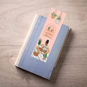 African American Woman Homebody Bookmark