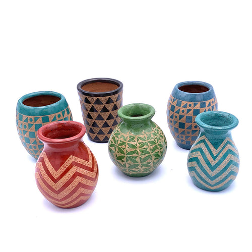 Mini Ceramic Vessels-Women of the Cloud Forest -