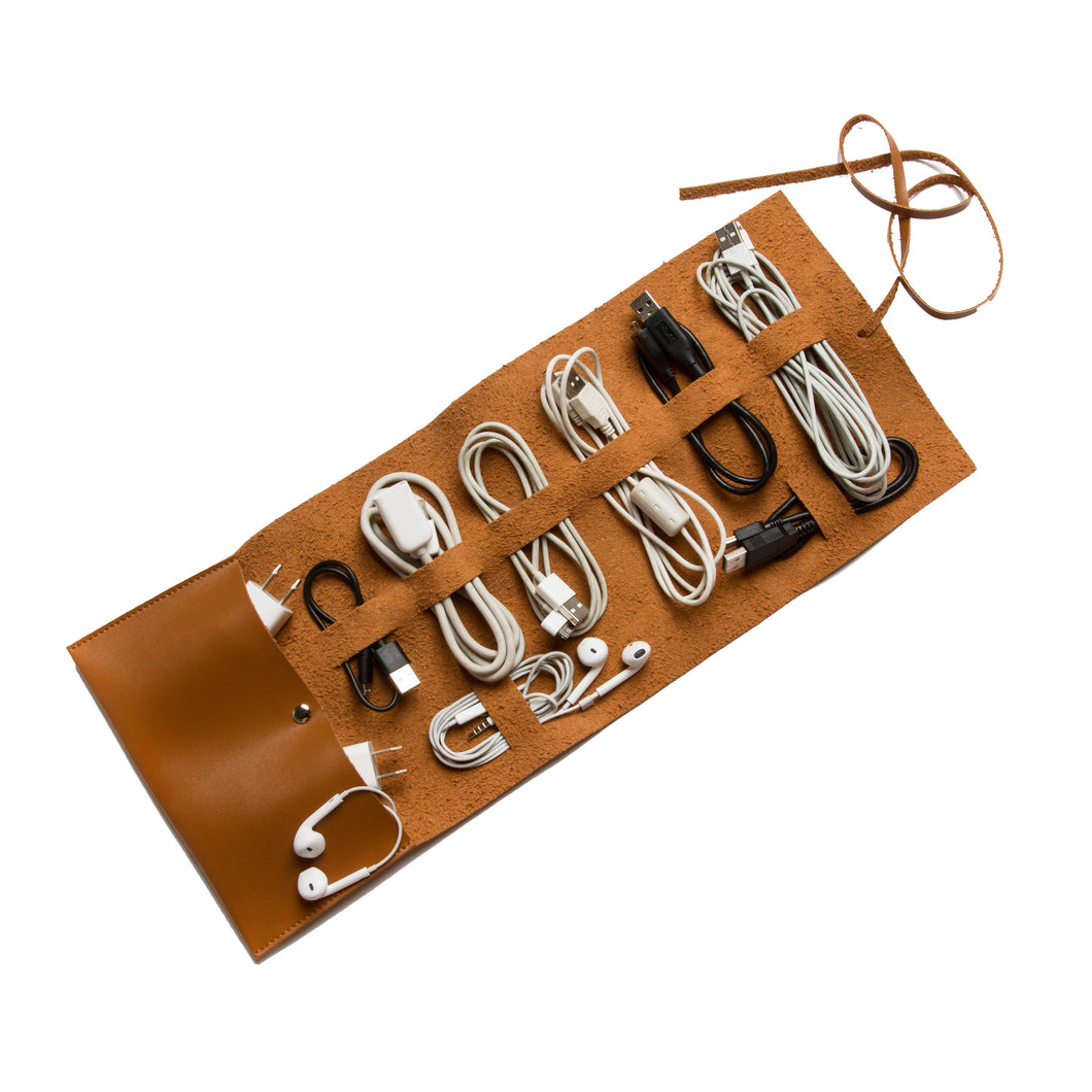 Brouk and Co. - Travel Cord Roll- Brown