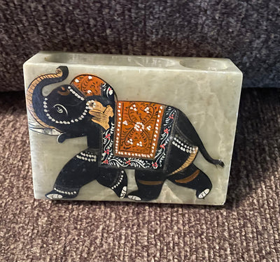 Marble Carved Pencil Holder