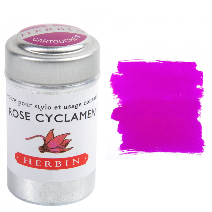 Exaclair - Herbin Fountain Pen Ink Cartridges - Tin of 6
