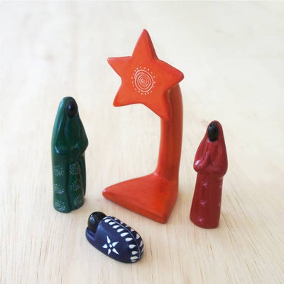 Colorful 4 Piece Nativity-Venture Imports LLC