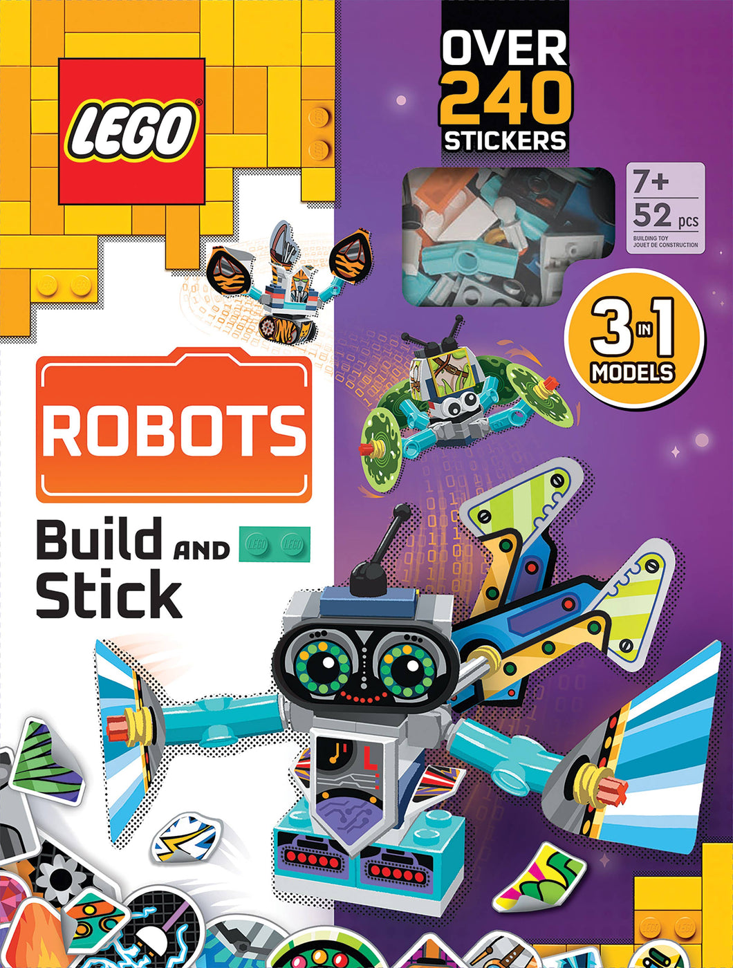 LEGO(R) Books. Build and Stick: Robots (HC) - Sourcebooks
