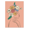 Palms Villa Figure Window Box Notecards