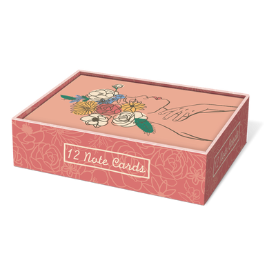 Palms Villa Figure Window Box Notecards