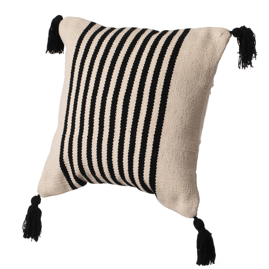 Throw Pillow Cover with Striped Lines - Quickway Imports - 16