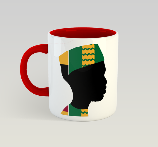 AfroTouch Design - Man of Wisdom Mug - Kente