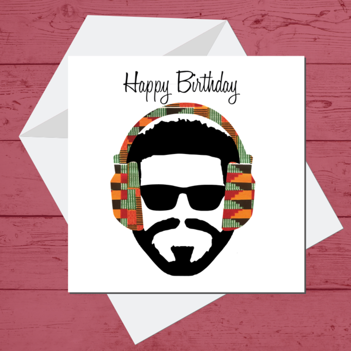 AfroTouch Design - Music Man Card