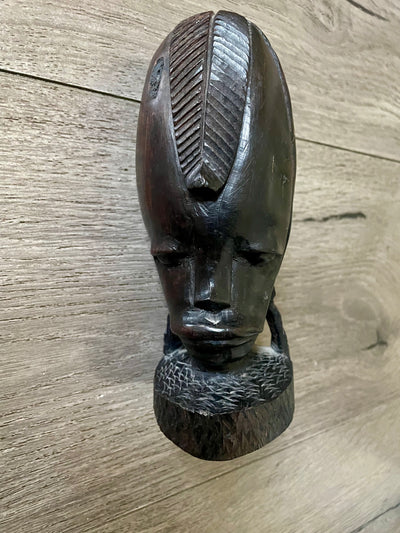 African Ebony Wood Carved Statues