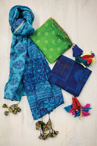 Sevya Handmade - Recycled Silk Sari Scarves