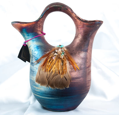 Raku Wedding Vase