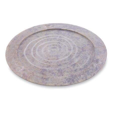 Soapstone Candle Plate