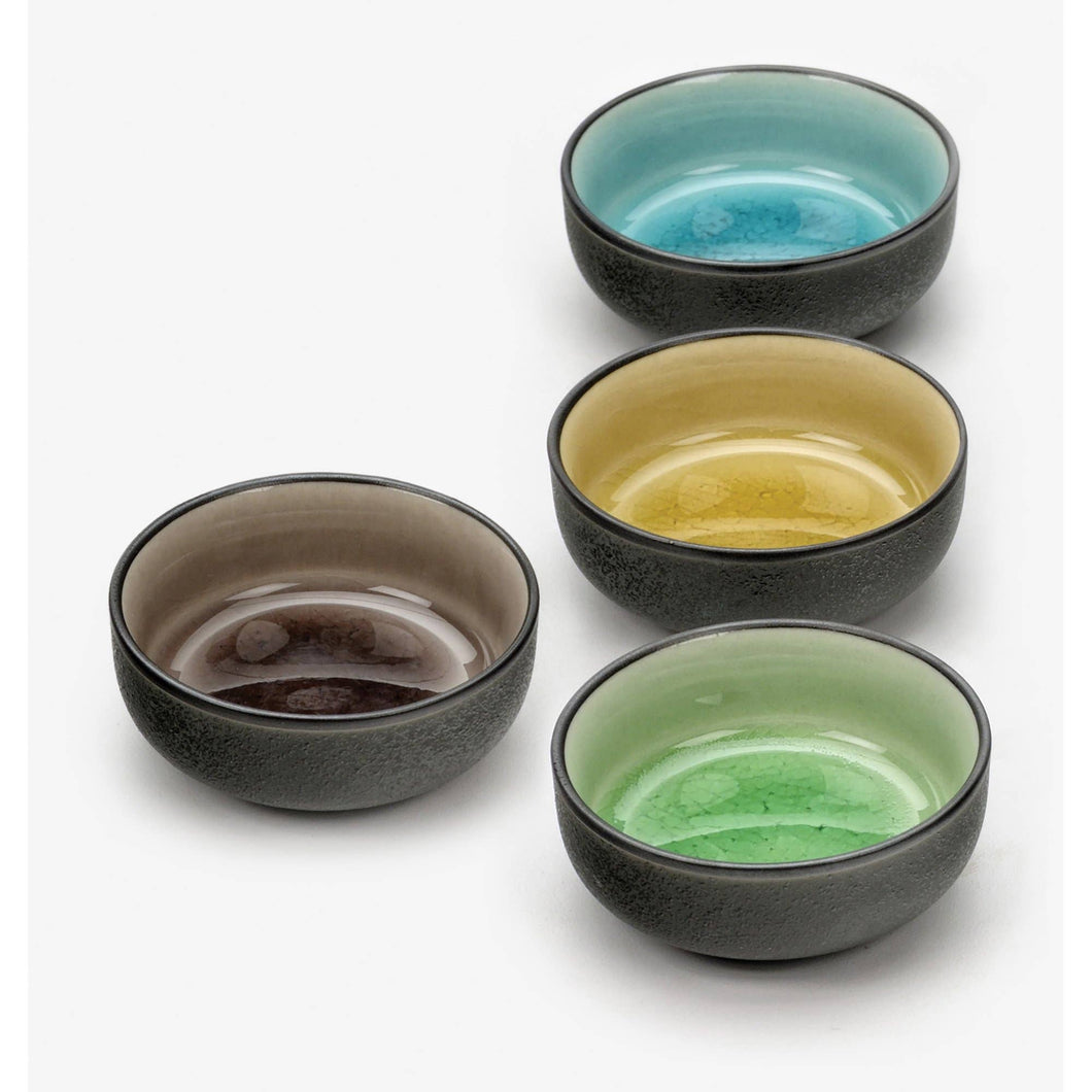 Japanese Crackle Porcelain Sauce Bowl