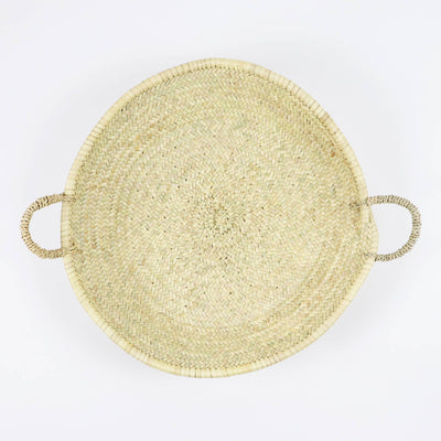 SOCCO Designs - Moroccan Straw Woven Plate