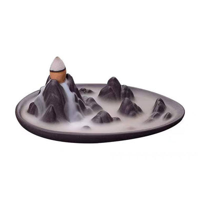 Mountain Peak Ceramic Backflow Burner - Designs By Deekay, Inc.