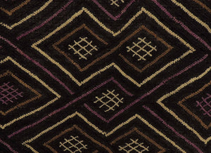Kuba Square Handwoven Textile 21in x 18in 125851 - Africa Direct