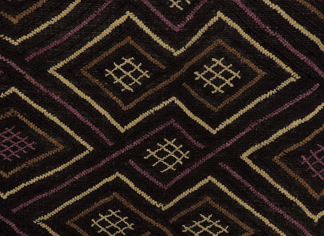 Kuba Square Handwoven Textile 21in x 18in 125851 - Africa Direct
