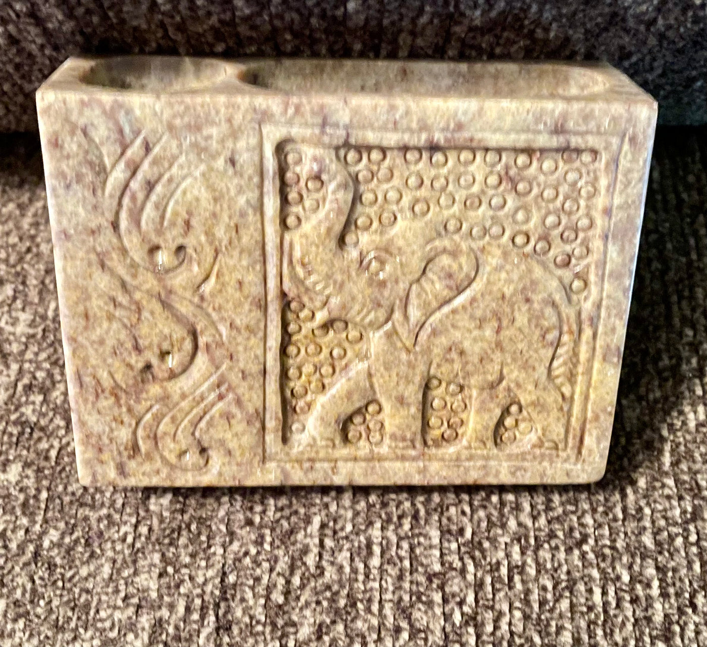 Marble Carved Pencil Holder