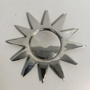 Starburst Candleholder Plate