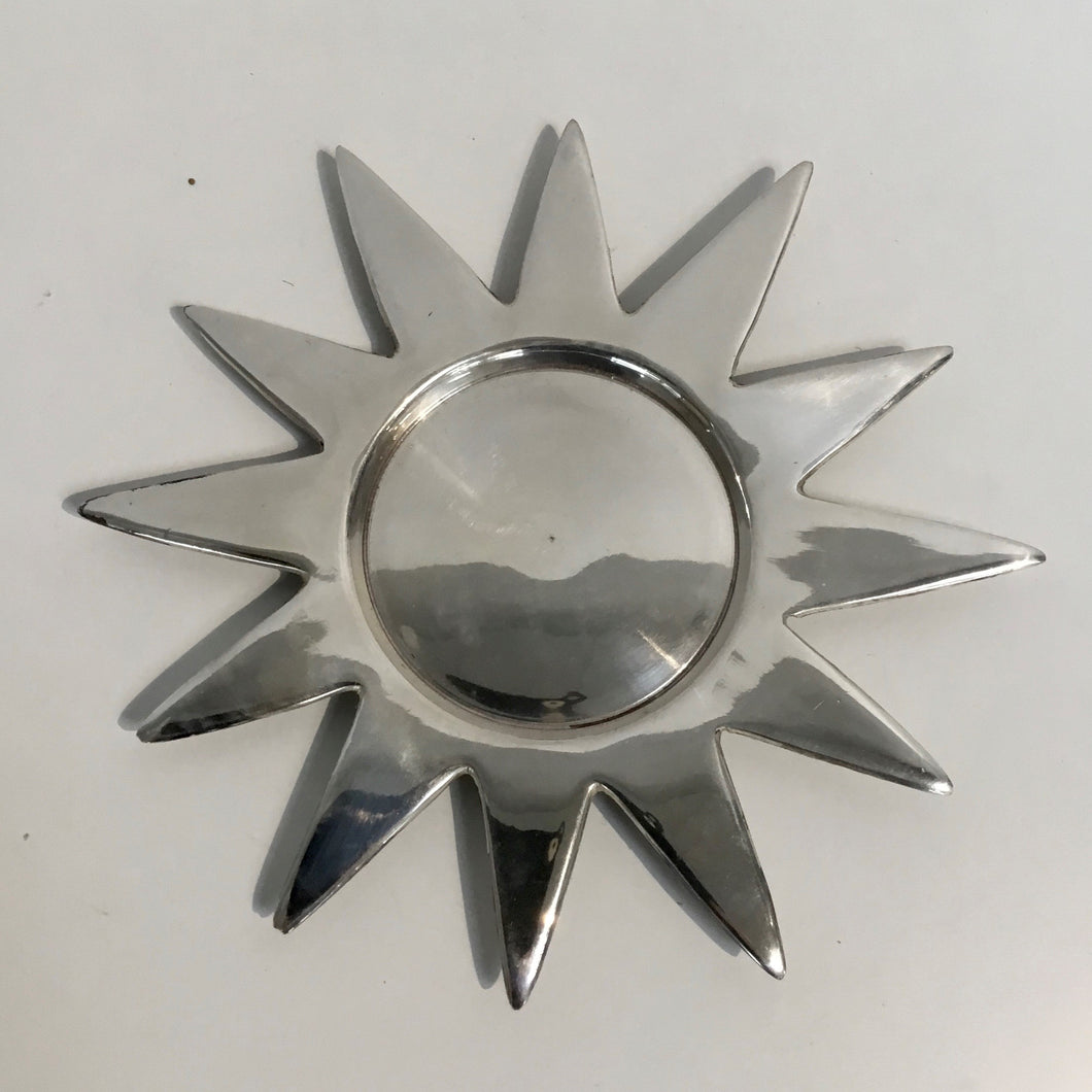 Starburst Candleholder Plate