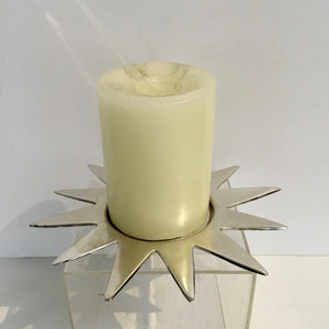 Starburst Candleholder Plate