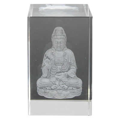 GLASS HOLOGRAM - QUAN YIN