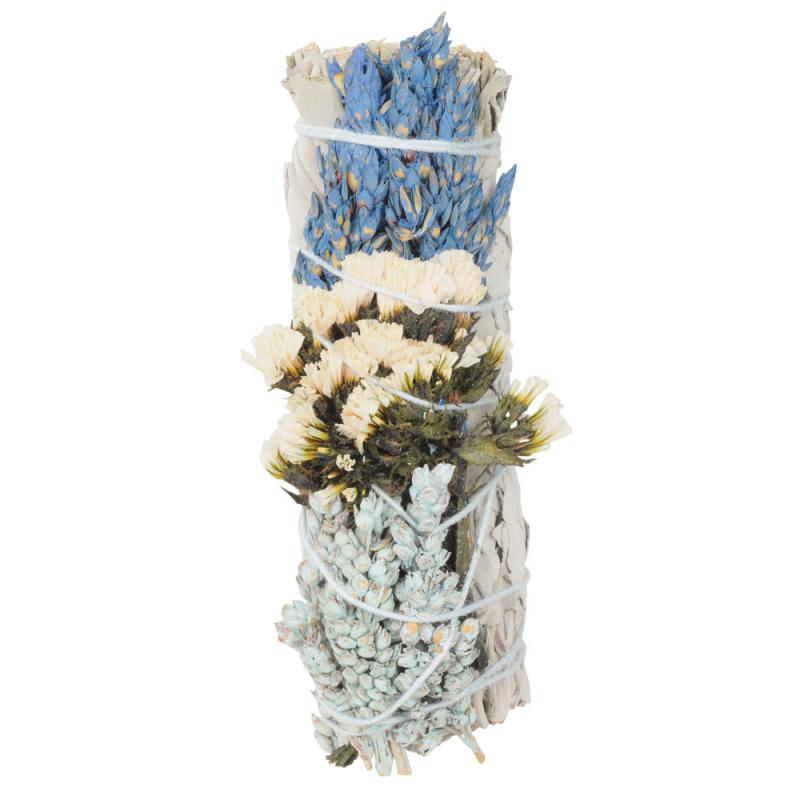 White Sage with Blue Flowers