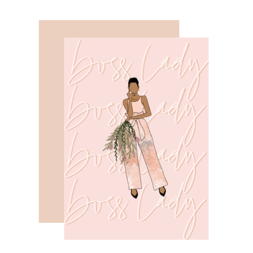 Aims Moon Paperie - Angela Doll Greeting Card