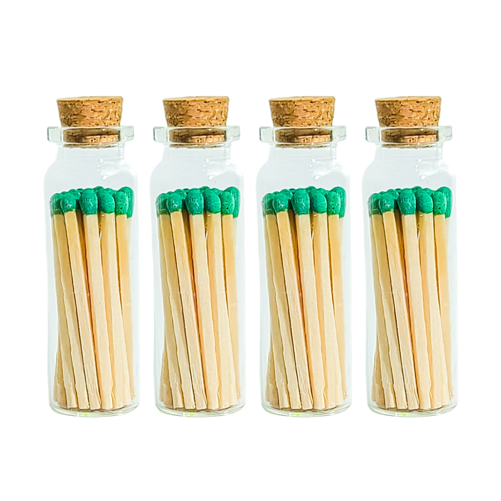 Enlighten the Occasion - Clover Matches in Small Corked Vial