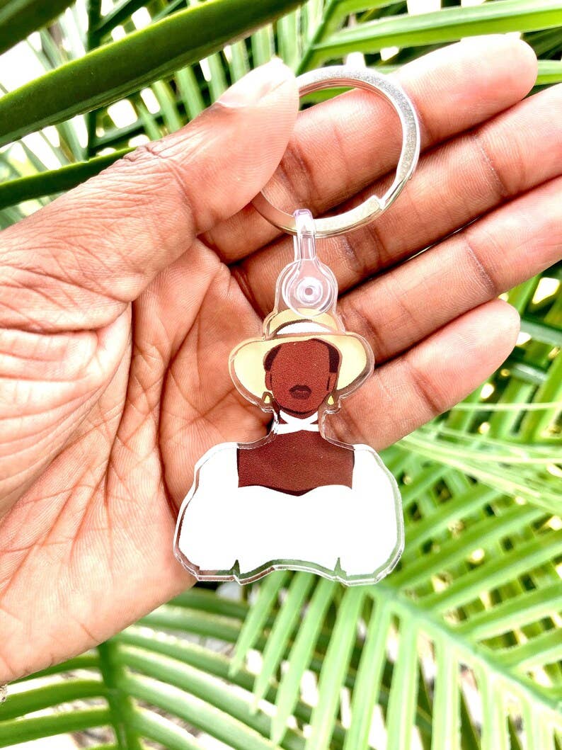 Melanin Queen Acrylic Keychain