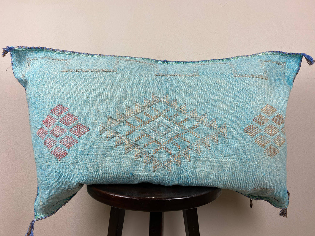 Eclectic Collective - Extra Large Turquoise Silk Sabra  Cover