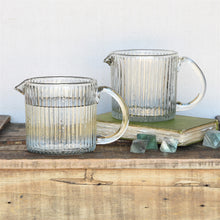 HomArt's Ribbed Glass Pitcher