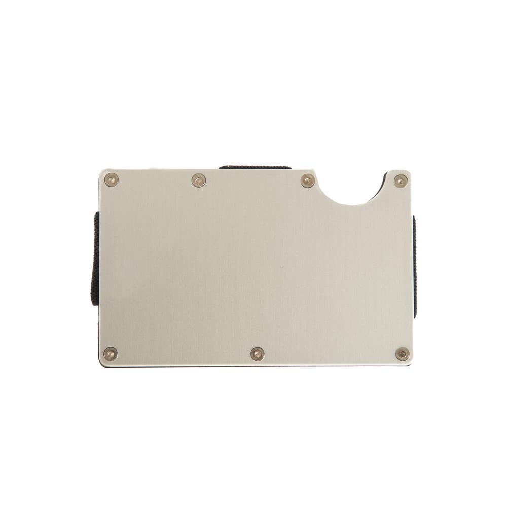 The Maverick Slim Wallet (Silver) - Brouk and Co.