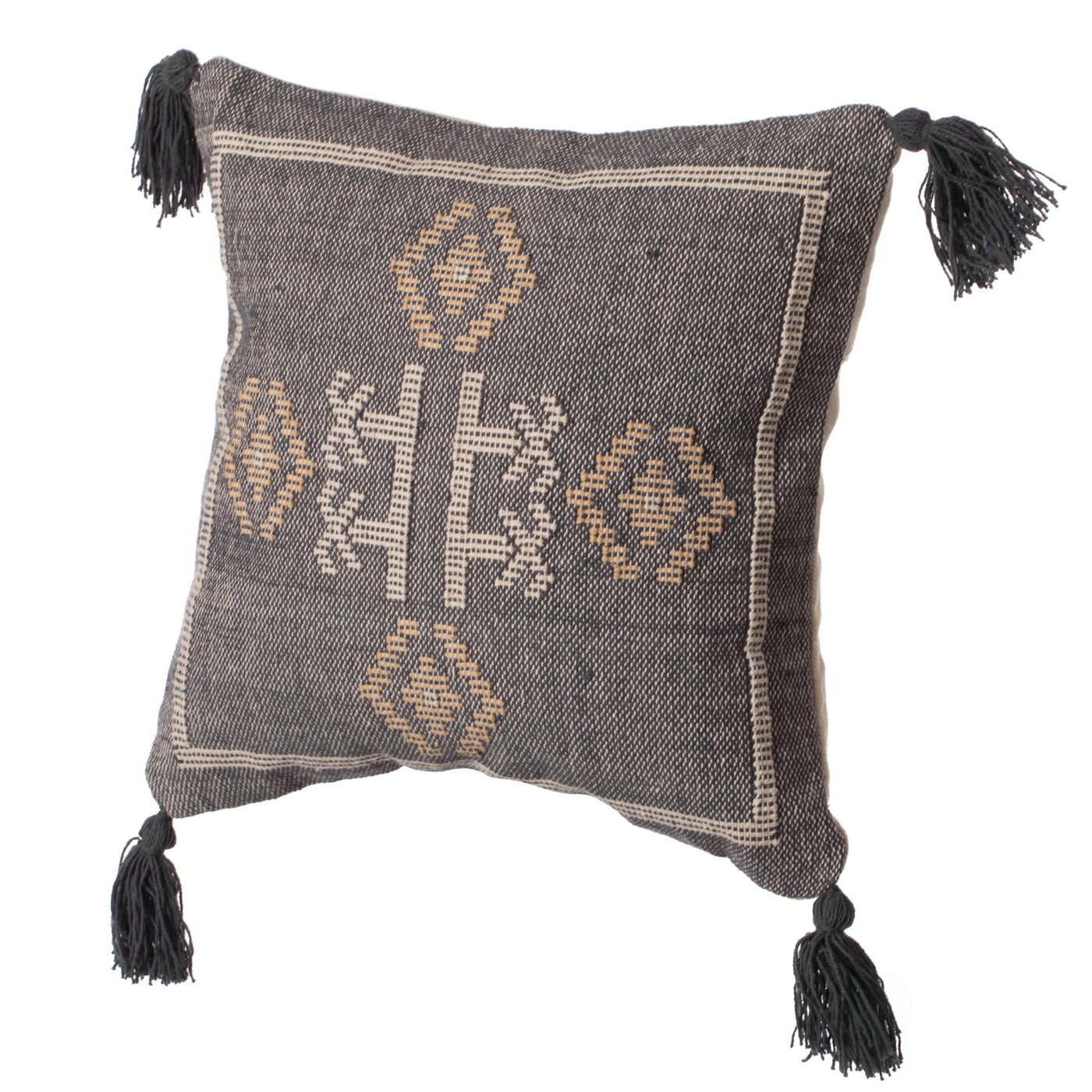 Tribal Aztec Design - Quickway Imports - 16" Cotton Throw Pillow Cover