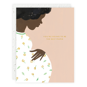 Seedlings - Baby Bump Expecting Card