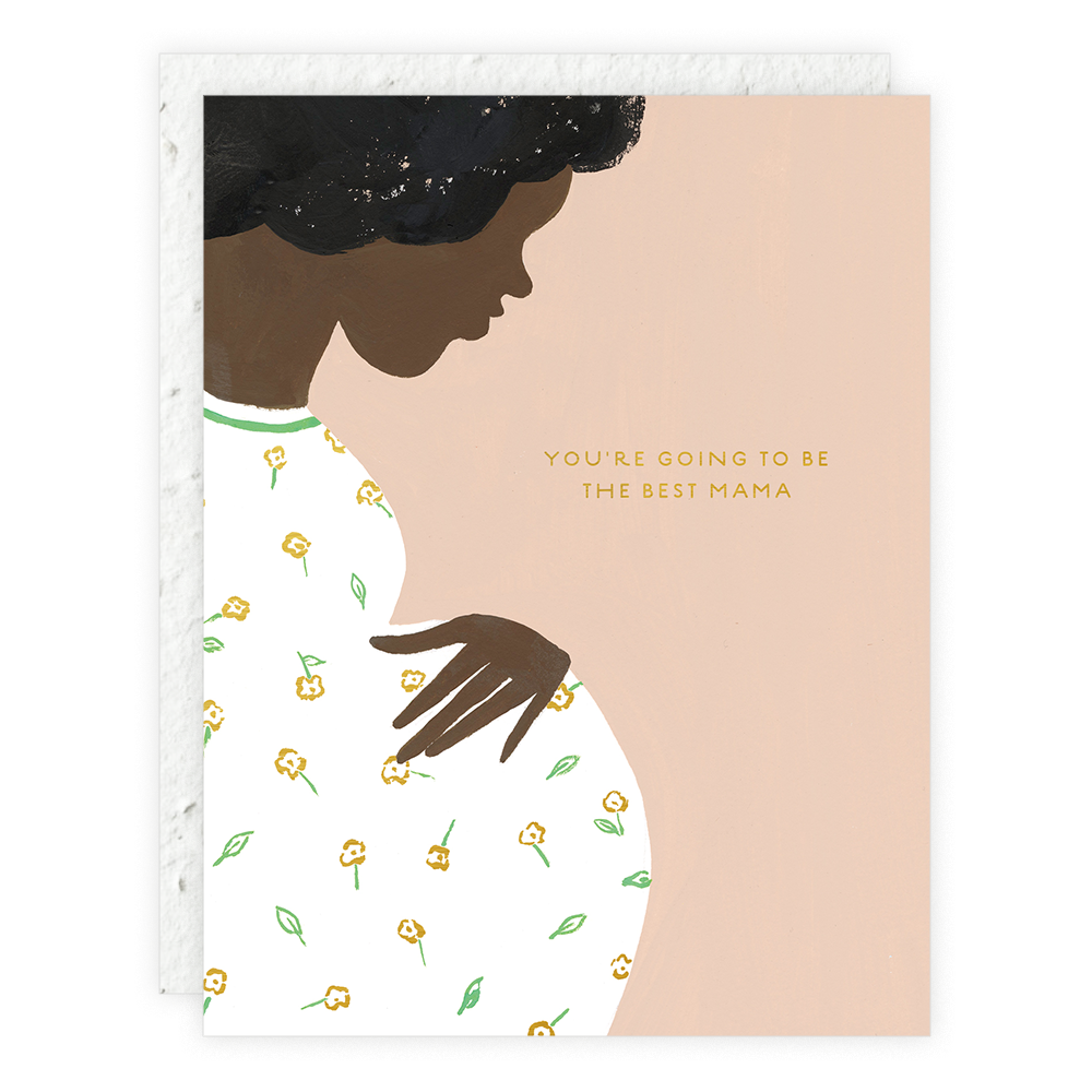 Seedlings - Baby Bump Expecting Card