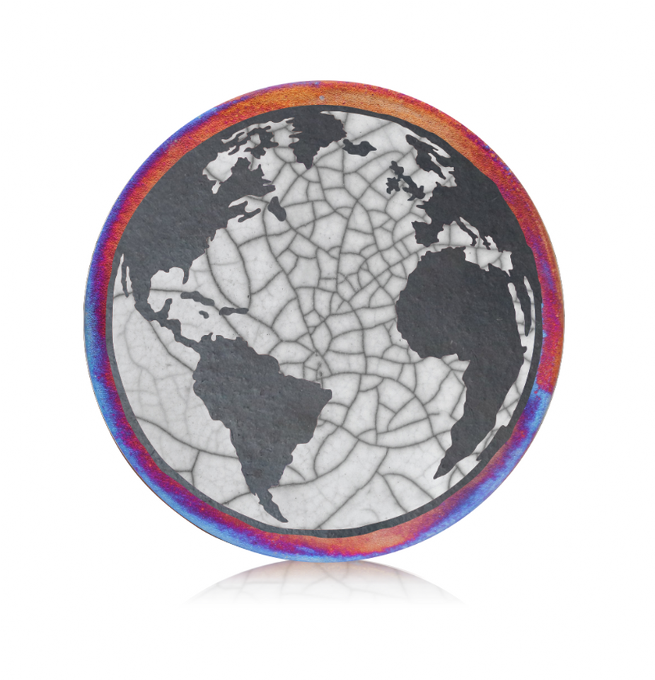 Raku Silhouette Coaster
