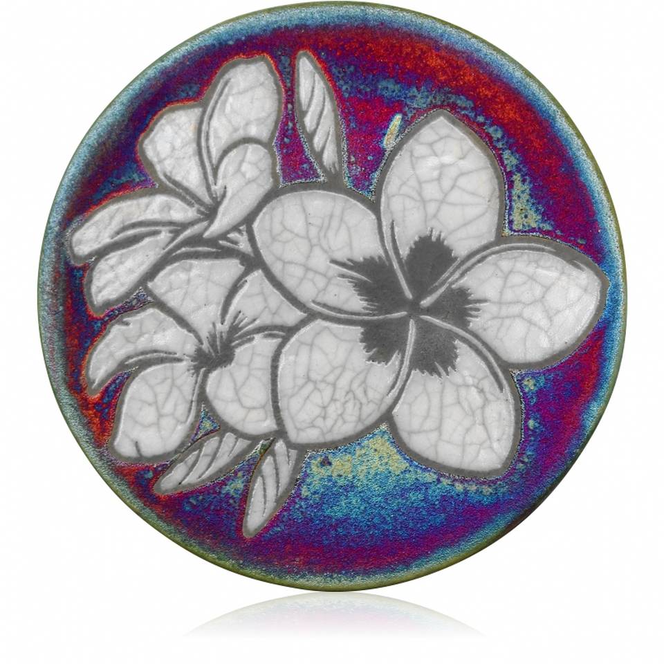 Raku Silhouette Coaster