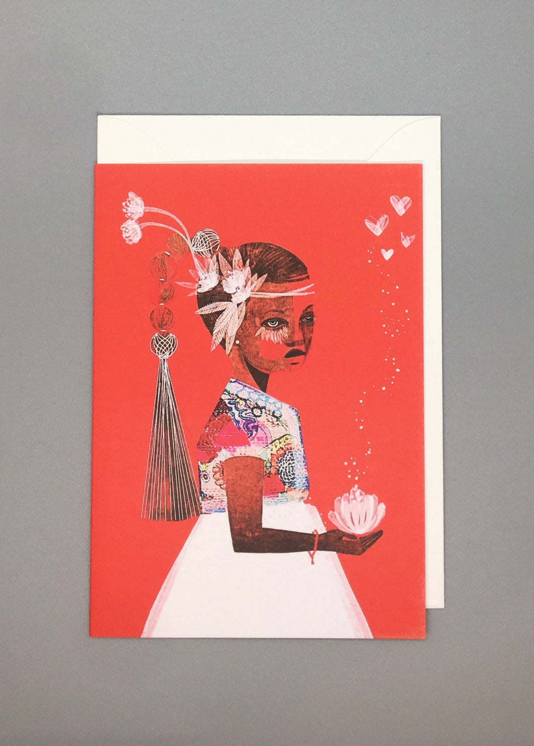 Brooklyndolly - Little Lotus Girl Card
