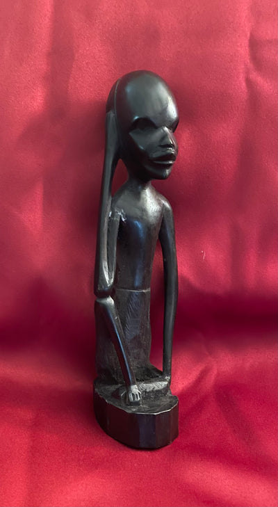 African Ebony Wood Carved Statues