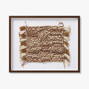 Aries Wood Framed Wall Art- Brown