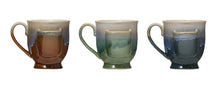 Stoneware Mug with Tea Bag Holder, 3 Colors