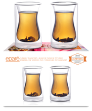 Eparé 6 oz Double-Wall Turkish Tea Cup (Set of 2)