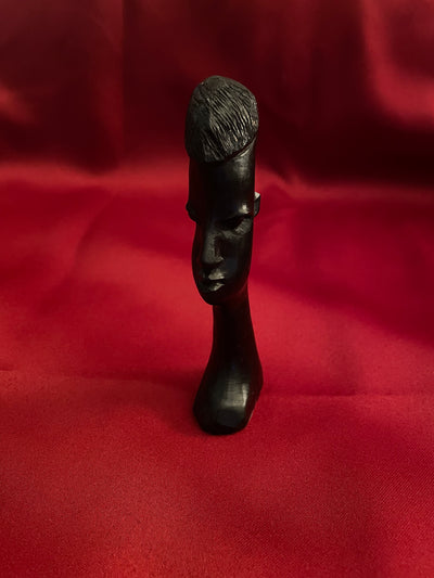 African Ebony Wood Carved Statues